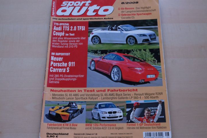 Deckblatt Sport Auto (08/2008)